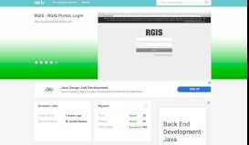 
							         customerportal.rgis.com - RGIS - RGIS Portal: Login - Customer Portal ...								  
							    