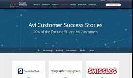 
							         Customers - Avi Networks								  
							    