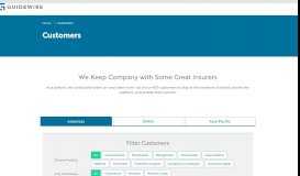 
							         Customers - Guidewire Software								  
							    
