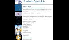 
							         Customers - Southwest Service Life								  
							    
