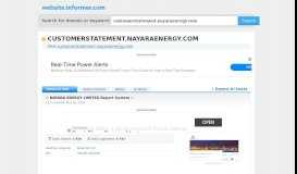 
							         customerstatement.nayaraenergy.com at WI. :: NAYARA ...								  
							    