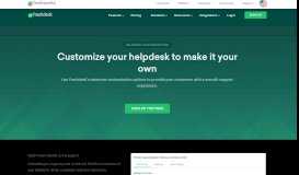 
							         Customizable helpdesk by Freshdesk								  
							    