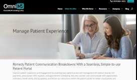
							         Customizable Patient Portal to Offer Best Patient Experience - OmniMD								  
							    