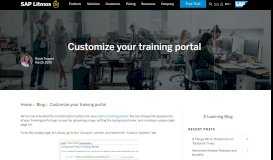 
							         Customize your training portal | Litmos Blog								  
							    