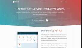 
							         Customized Self-Service | Scalr								  
							    