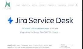 
							         Customizing Jira Service Desk PORTAL – How to …. – www.MrAddon ...								  
							    