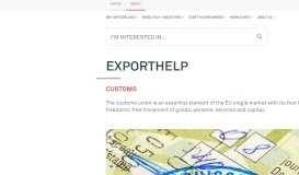 
							         Customs - Switzerland Global Enterprise								  
							    