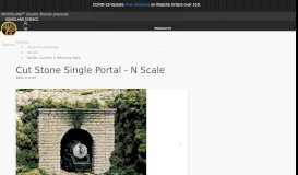 
							         Cut Stone Single Portal - N Scale - Woodland Scenics								  
							    