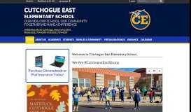 
							         Cutchogue East Elementary School: Home								  
							    