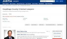 
							         Cuyahoga County Criminal Lawyers - Compare Top Criminal ... - Justia								  
							    