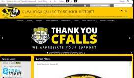 
							         Cuyahoga Falls City School District: Home								  
							    