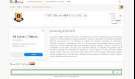 
							         CUZ University at cuz.ac.zw | Ranking & Review - uniRank								  
							    