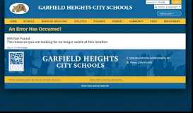 
							         CVCC Registration Information - Garfield Heights City Schools								  
							    