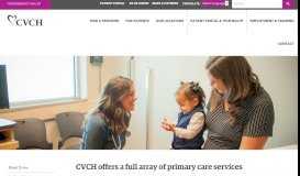 
							         CVCH offers a full array of primary care services | Columbia Valley ...								  
							    