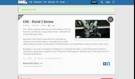 
							         CVG - Portal 2 Review | N4G								  
							    