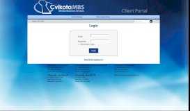 
							         Cvikota Portal Login - The Billing Pros Client Portal								  
							    