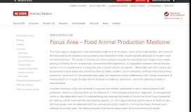 
							         CVM Internal – DVM Curriculum Focus Areas – Food Animal | NC ...								  
							    