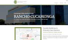 
							         CVMG (Rancho Cucamonga) - Family Medicine, Primary Care Doctors ...								  
							    