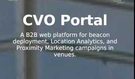 
							         CVO Portal | UX Designer | Ilya Che								  
							    