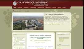 
							         CVR College of Engineering								  
							    