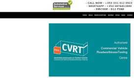 
							         CVRT Test - Automotive Services								  
							    