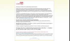 
							         CVS Caremark Pre-Enrollment Questionnaire - Qualtrics								  
							    