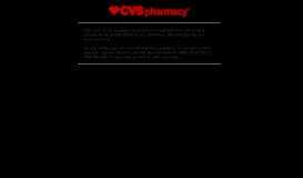 
							         CVS.com account - CVS Pharmacy								  
							    