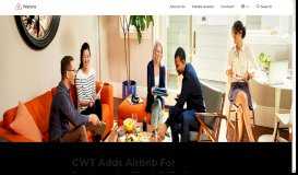 
							         CWT Adds Airbnb For Business to Client Offerings - Airbnb Press Room								  
							    
