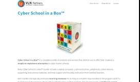
							         Cyber School in a Box™ | VLN Partners								  
							    