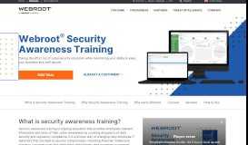 
							         Cyber Security & Phishing Awareness Training | Webroot								  
							    