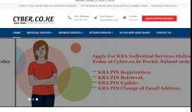 
							         Cyber.co.ke | Get KRA Services Online Today								  
							    