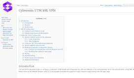 
							         Cyberoam UTM SSL VPN - Swivel Knowledgebase								  
							    