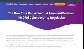 
							         Cybersecurity for NYDFS Regulations | NYDFS Compliance ...								  
							    