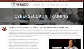 
							         Cybersecurity Training — Security Pursuit								  
							    