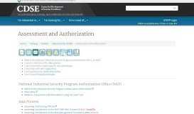 
							         Cybsersecurity Toolkit: Certification/Accreditation - CDSE								  
							    