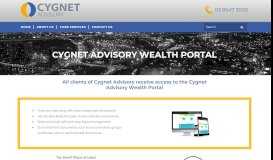 
							         Cygnet Advisory Wealth Portal - Cygnet Advisory								  
							    