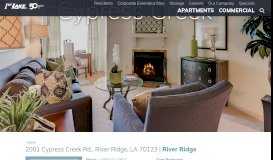 
							         Cypress Creek Apartments in River Ridge, LA - 1 & 2 Bedroom ...								  
							    