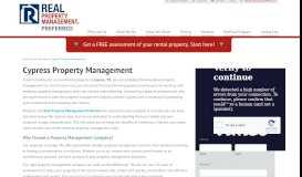 
							         Cypress Property Management | Real Property Management Preferred								  
							    
