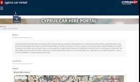 
							         Cyprus Car Hire Portal - Cyprus Car Rental								  
							    