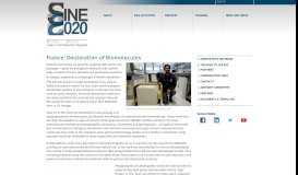 
							         D-biomolecules - The Road to the ESS - About - SINE2020 portal								  
							    