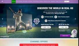 
							         d2h: Direct to Home, Best DTH Service in India								  
							    