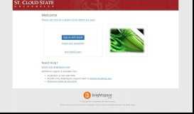 
							         D2L Brightspace Login for St. Cloud State University								  
							    
