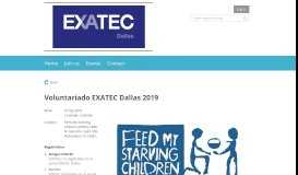 
							         Día Mundial EXATEC 2019 - EXATEC Dallas								  
							    