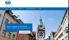 
							         DAA Freiburg | Ihr Partner für Weiterbildung und Umschulung								  
							    