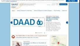 
							         DAAD India | Website of the DAAD Regional Office in New Delhi								  
							    