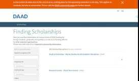 
							         DAAD scholarship application - Scholarship Database - DAAD ...								  
							    