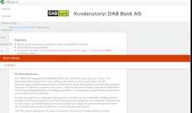 
							         DAB Bank AG | Alfresco								  
							    