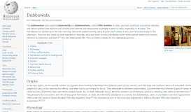 
							         Dabbawala - Wikipedia								  
							    