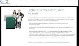 
							         Dachs Portal - SenerTec GmbH								  
							    