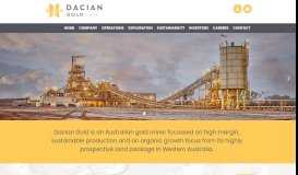 
							         Dacian Gold Limited								  
							    